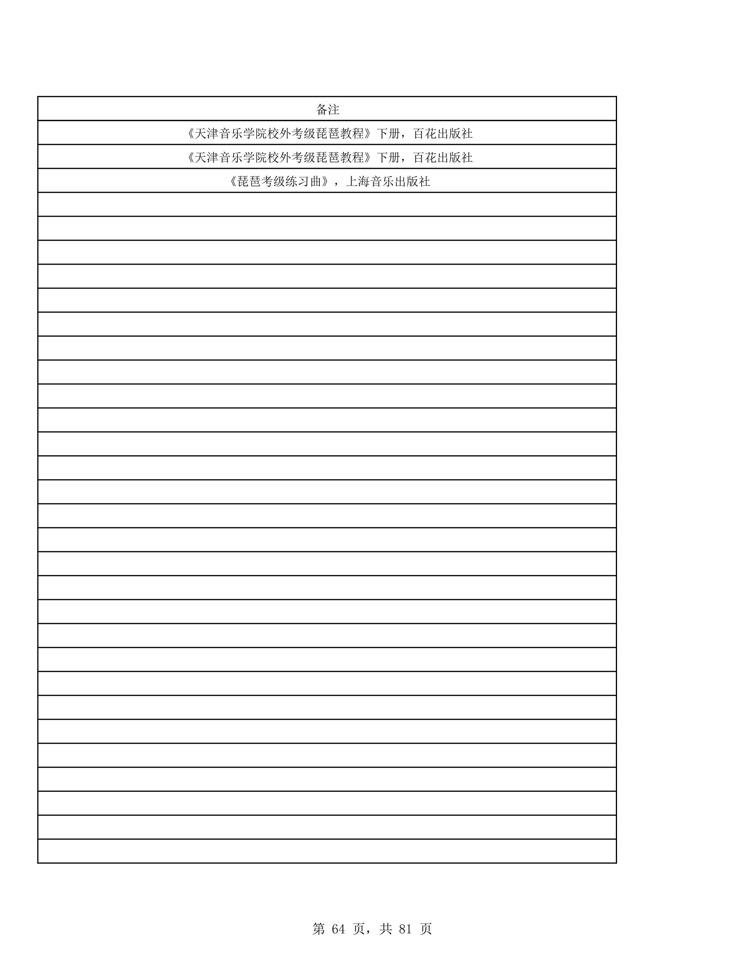 2023年普通本科招生考试曲目库（中国器乐系各招考方向）_64.jpg