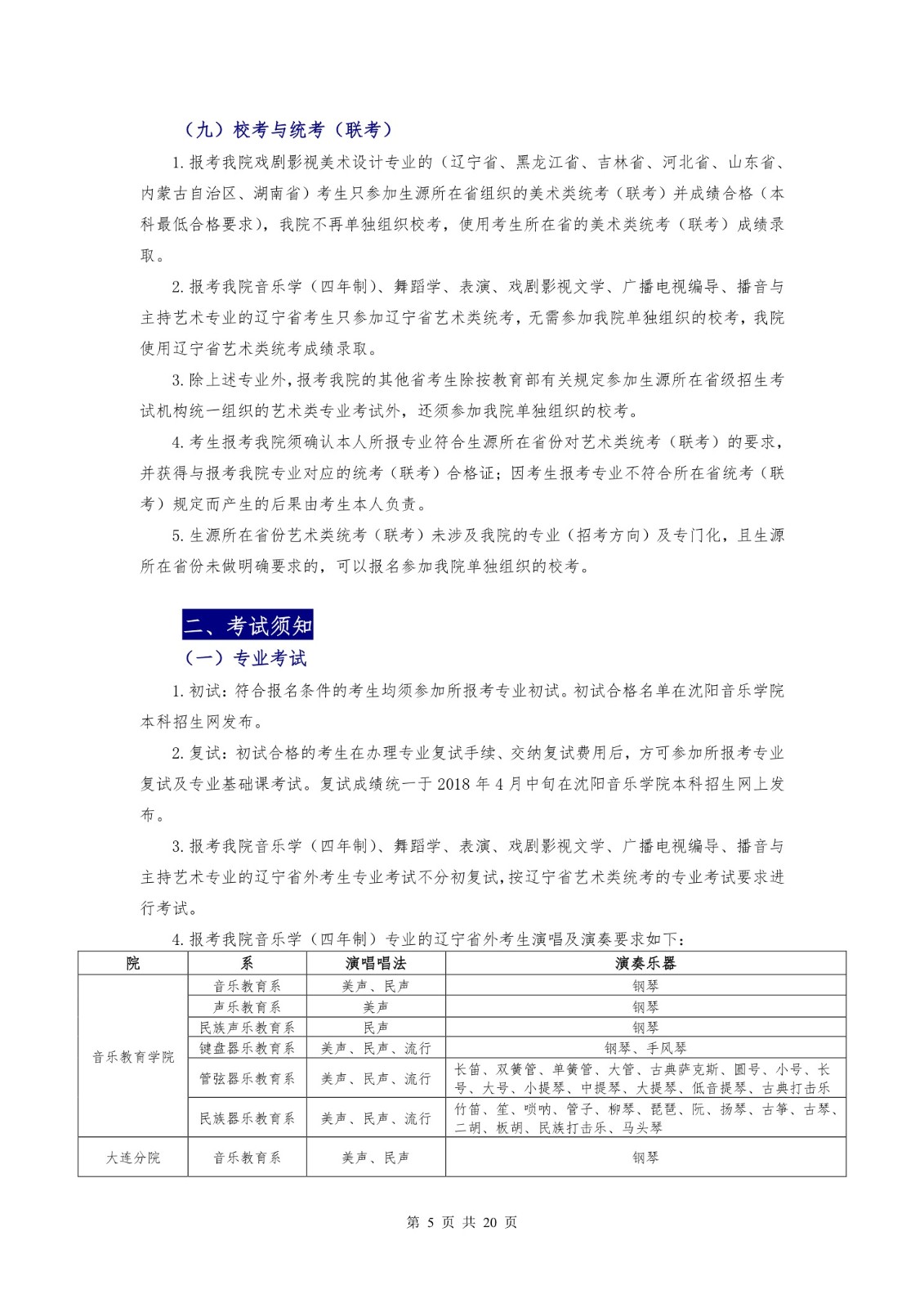 2018年沈阳音乐学院本科招生简章 -page5.jpeg