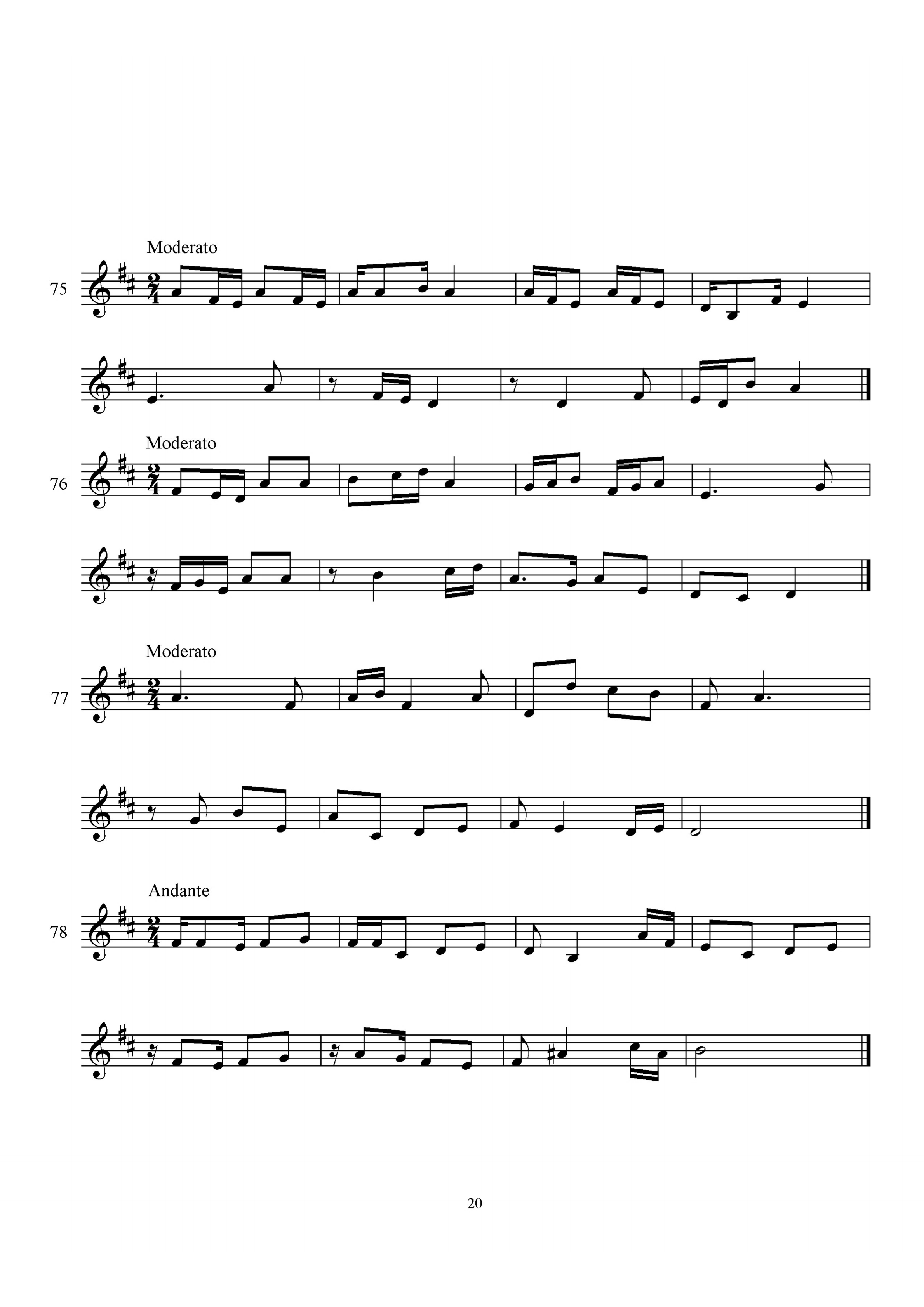 2020年沈阳音乐学院本科招生视唱考试AB级规定曲目库_06.png