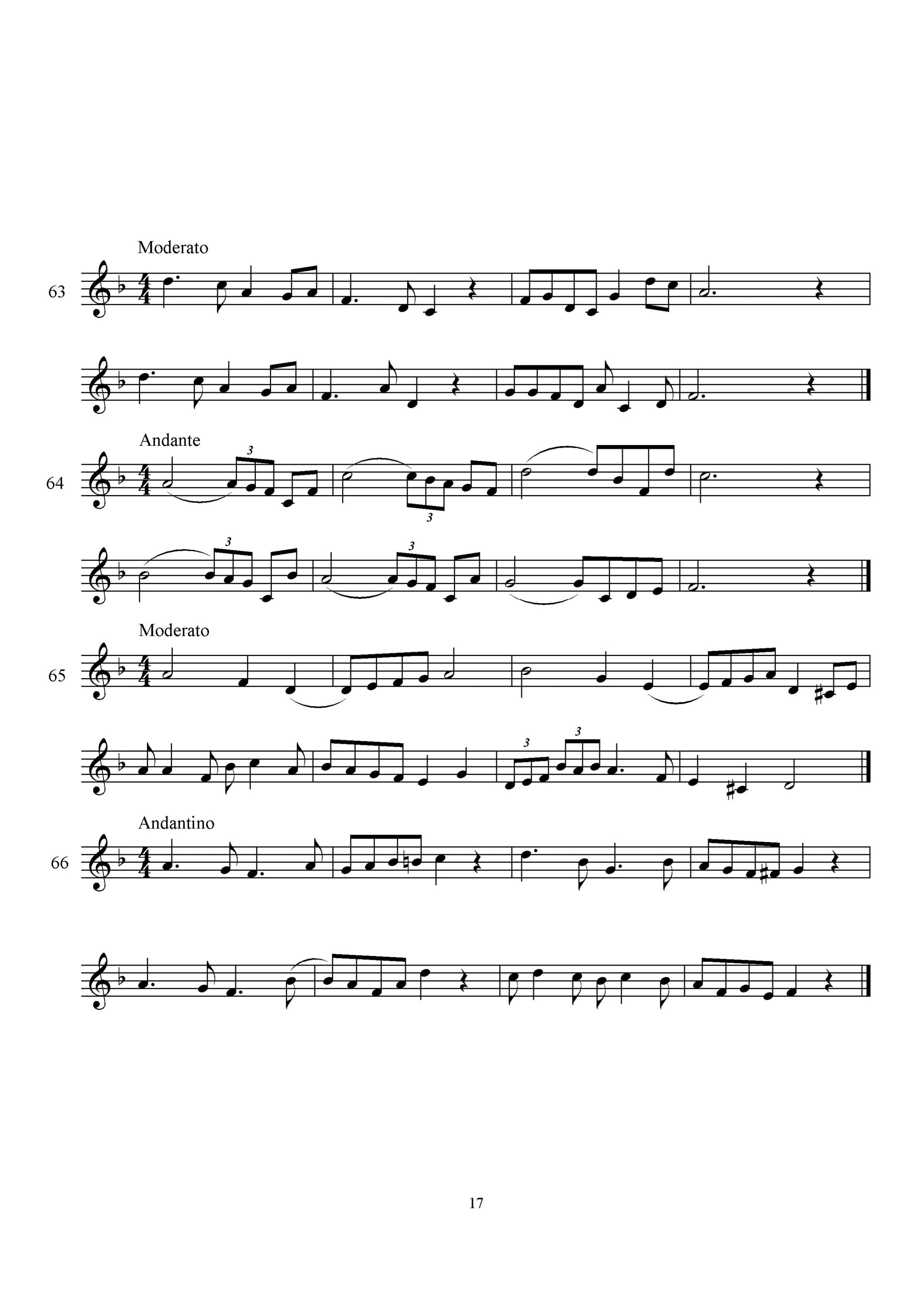 2020年沈阳音乐学院本科招生视唱考试AB级规定曲目库_03.png